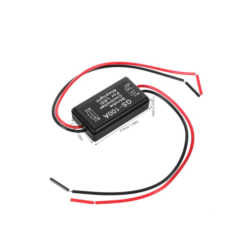 WINOMO 2pcs Flash Strobe Controller Car Flasher Module for Brake Light Tail Stop Light - Image 2